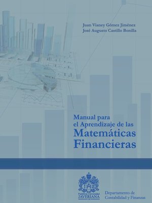 cover image of Manual para el Aprendizaje de las Matemáticas Financiera